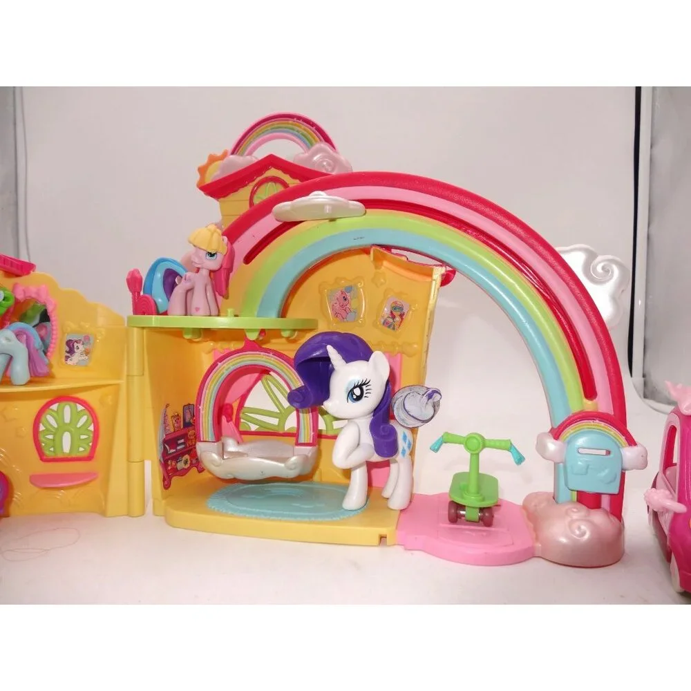 My Little Pony Rainbow Dash Playset and Pinkie‎ Pie Car My Little Pony's